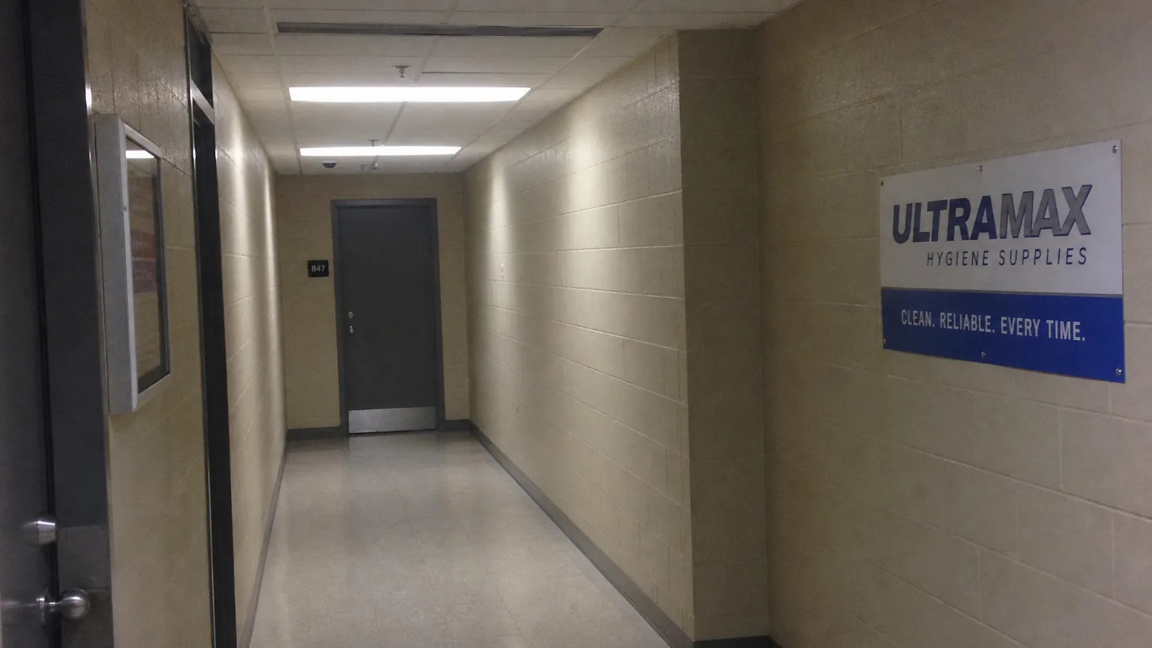 Recovered Facility North corridor photograph