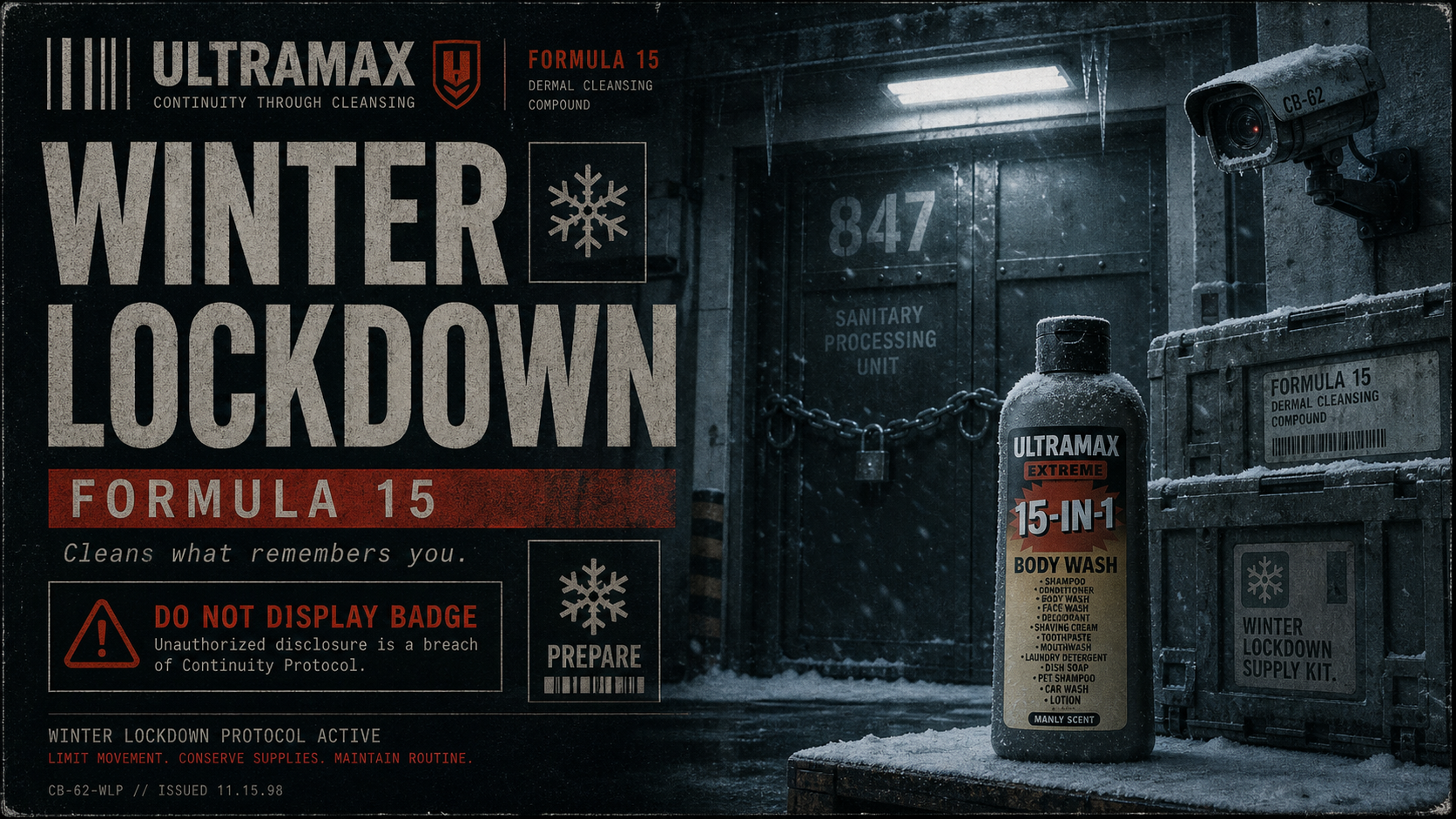 Winter lockdown protocol banner